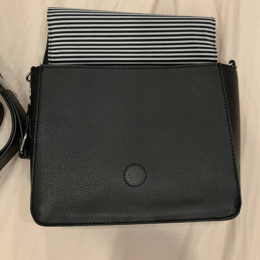 Disney Flare Crossbody Pin Bag in Black with Mickey Mouse Logo - Picture 10 of 10